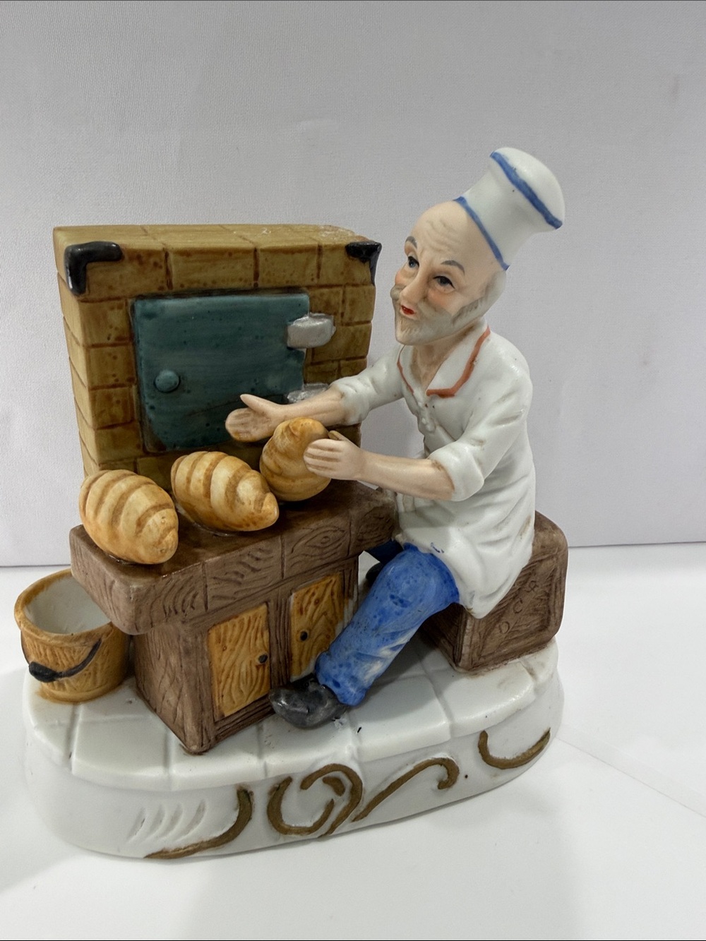 🏷️ Vintage Himark "Bread Baker" Porcelain Figurine - Item #20-5199